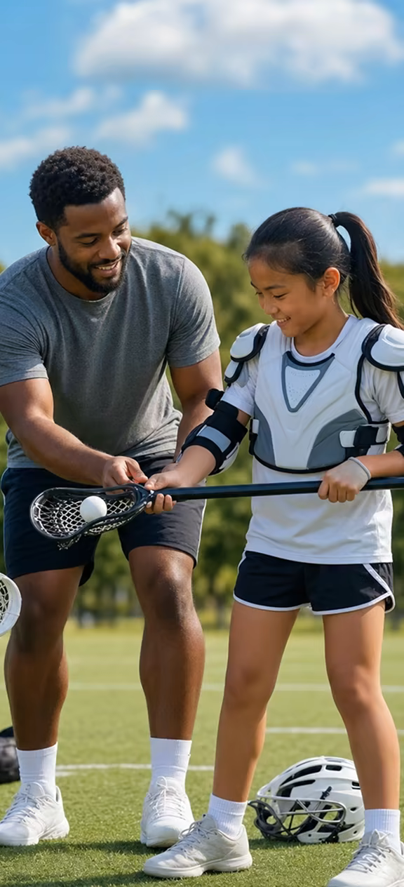 Youth Lacrosse training