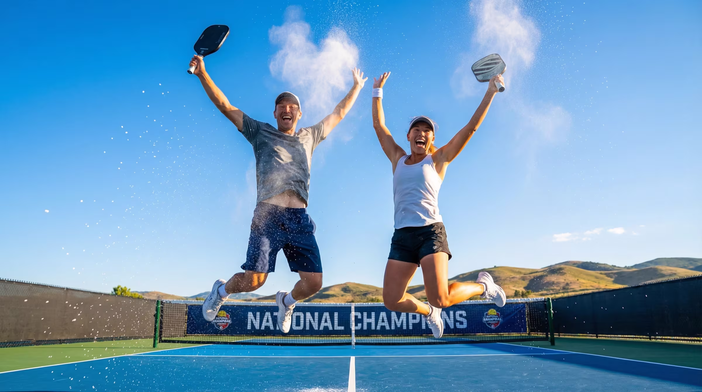 Pickleball court